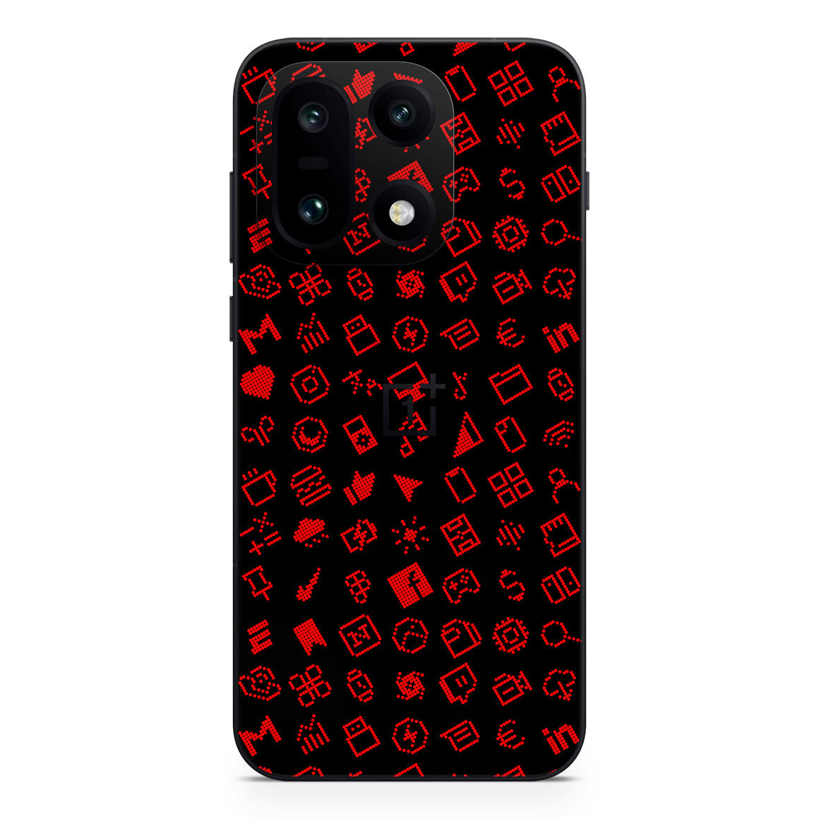 OnePlus 15 Everything Series Black Red Skin