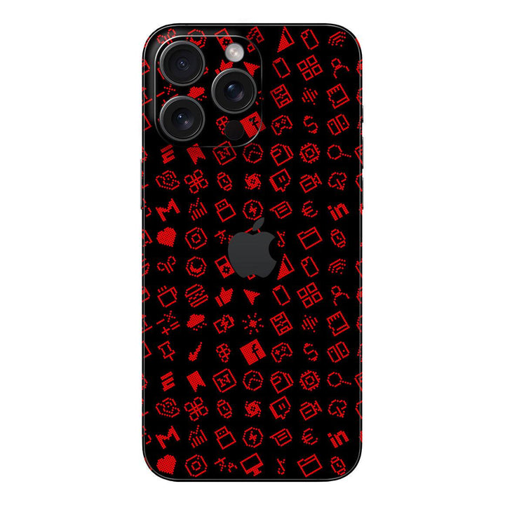 iPhone 15 Pro Max Everything Series Black Red