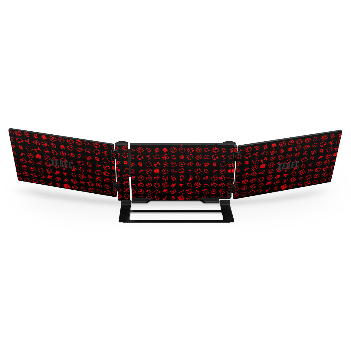 Xebec Tri-Screen Everything Series Black Red Skin
