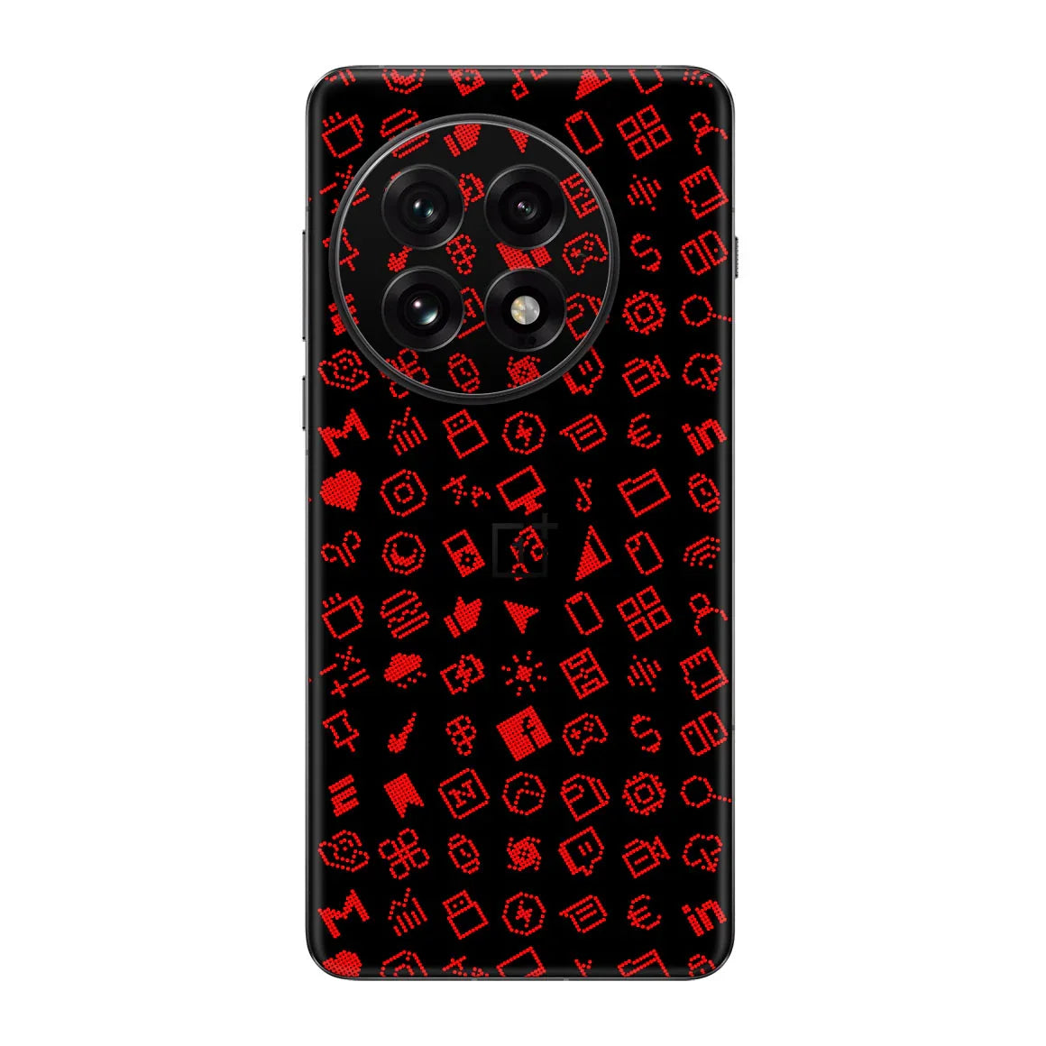 OnePlus 13 Everything Series Black Red Skin