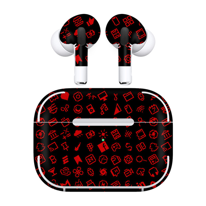 AirPods Pro 3 Everything Series Black Red Skin