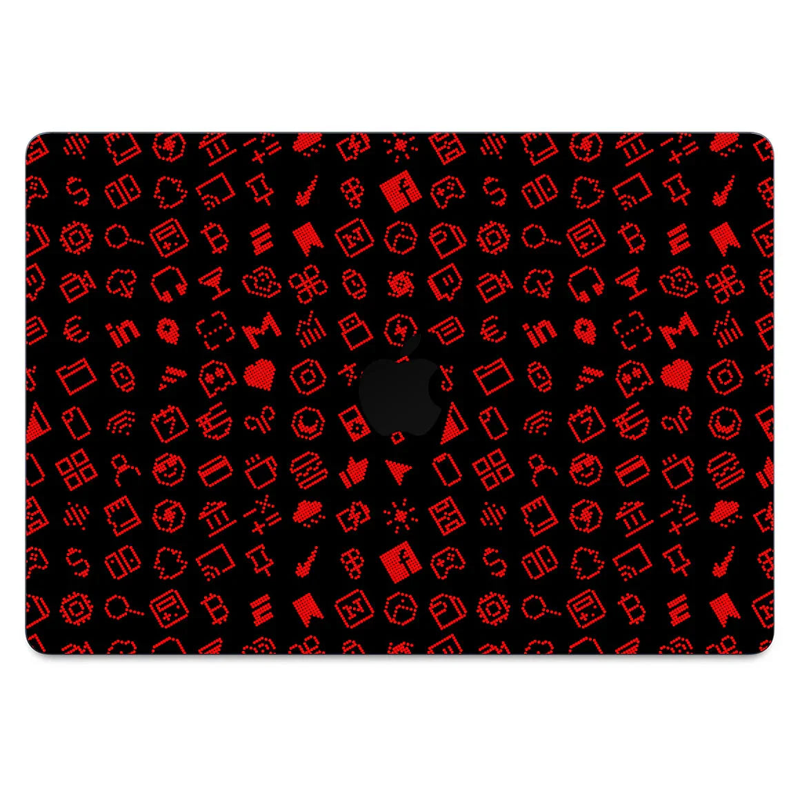 MacBook Air 13.6" (2025 M4) Everything Series Black Red Skin