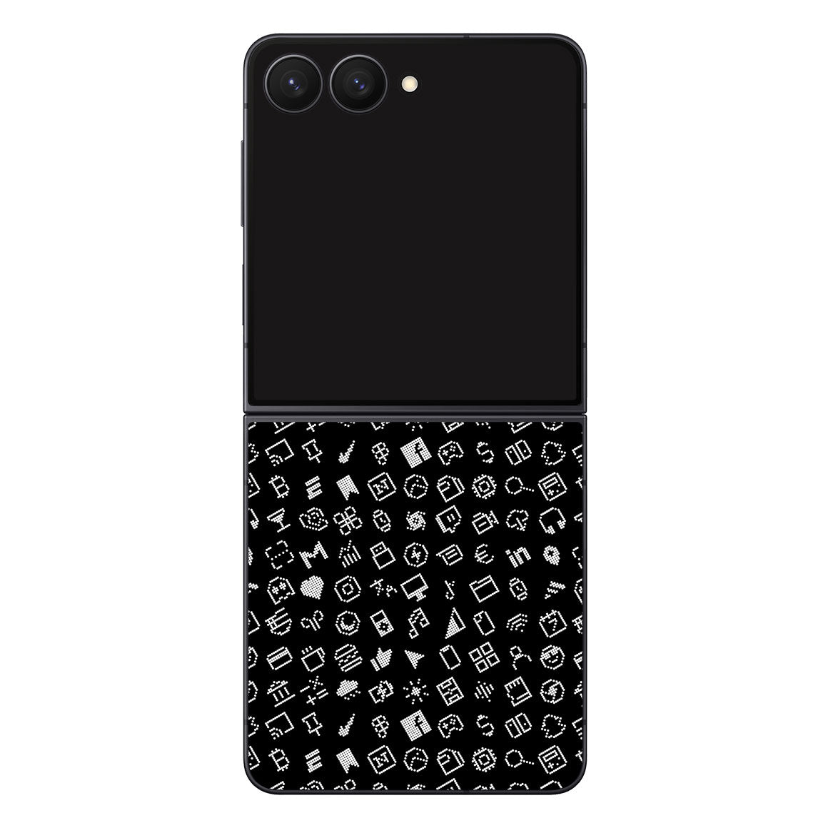 Galaxy Z Flip8 Everything Series Black Skin