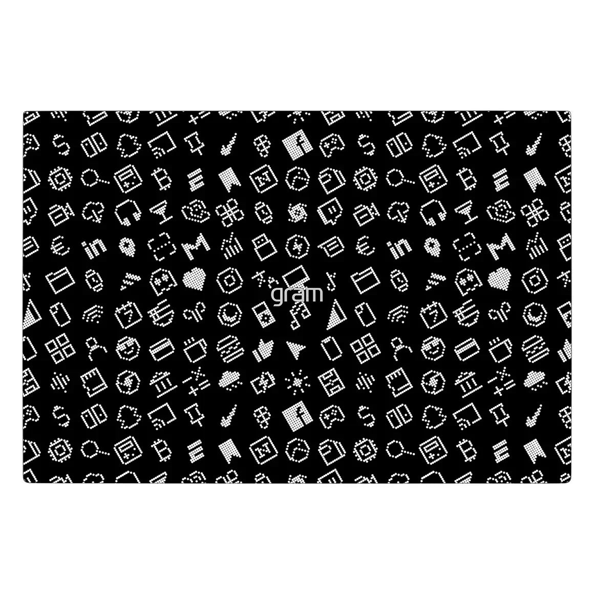 LG Gram 15.6-inch Everything Series Black Skin