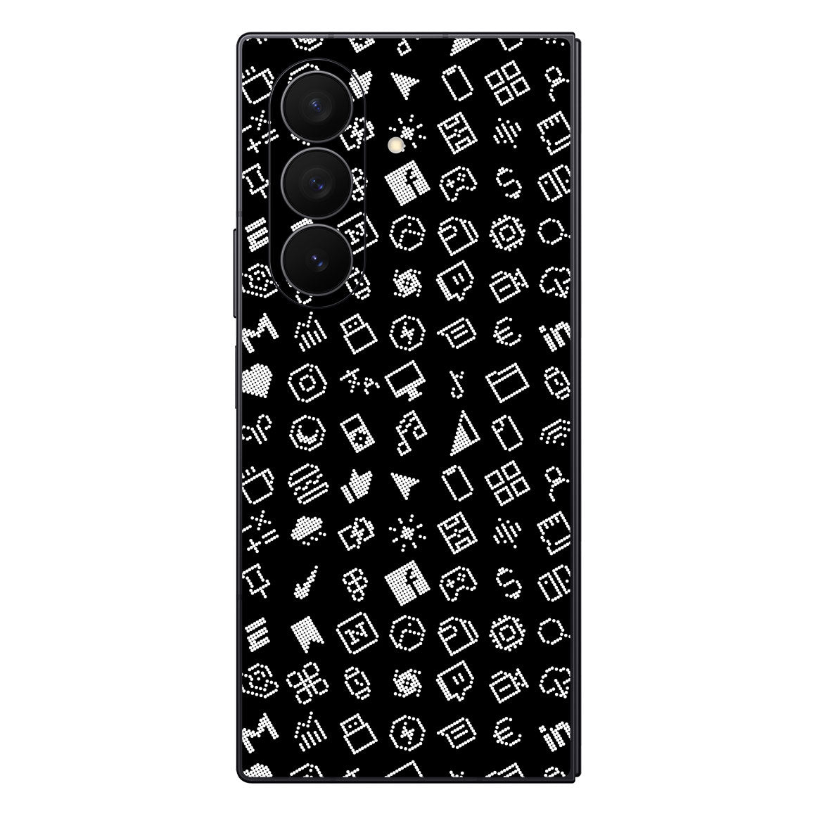Galaxy Z Fold 7 Everything Series Black Skin