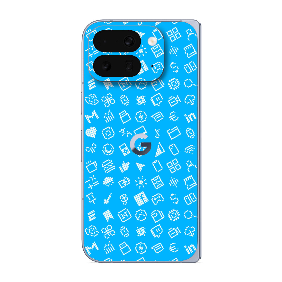 Pixel 10 Pro Fold Everything Series Blue Skin
