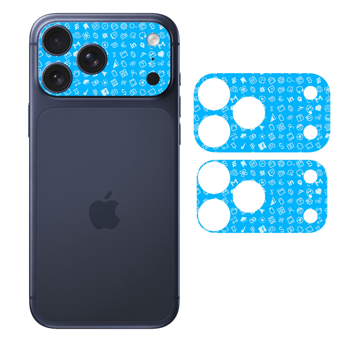 iPhone 17 Pro Max Camera Bar (Plateau) Everything Series Blue