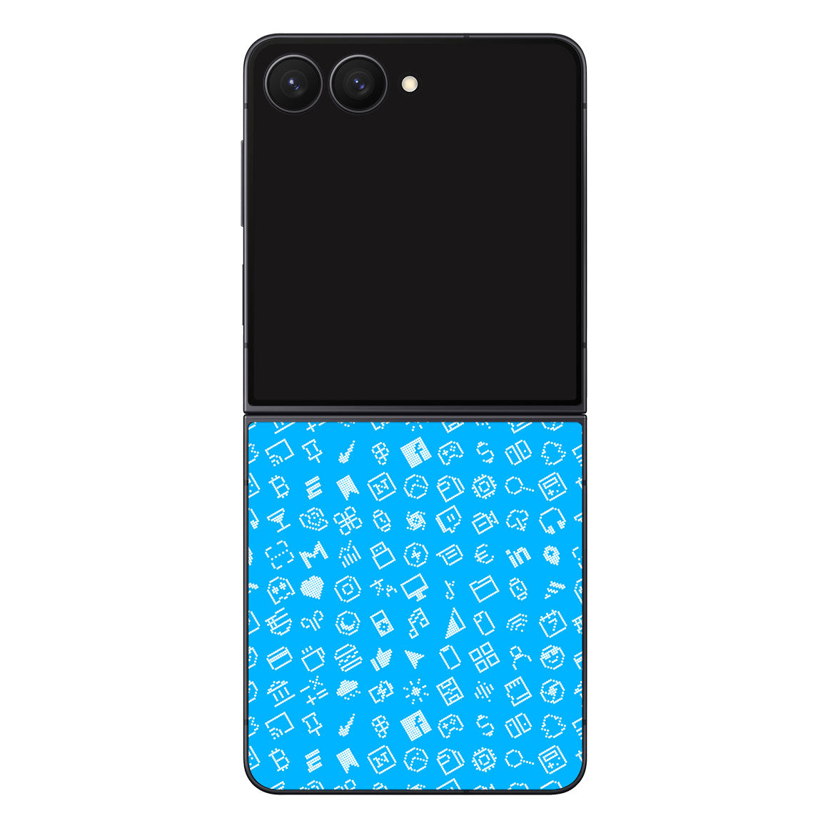 Galaxy Z Flip 7 Everything Series Blue Skin