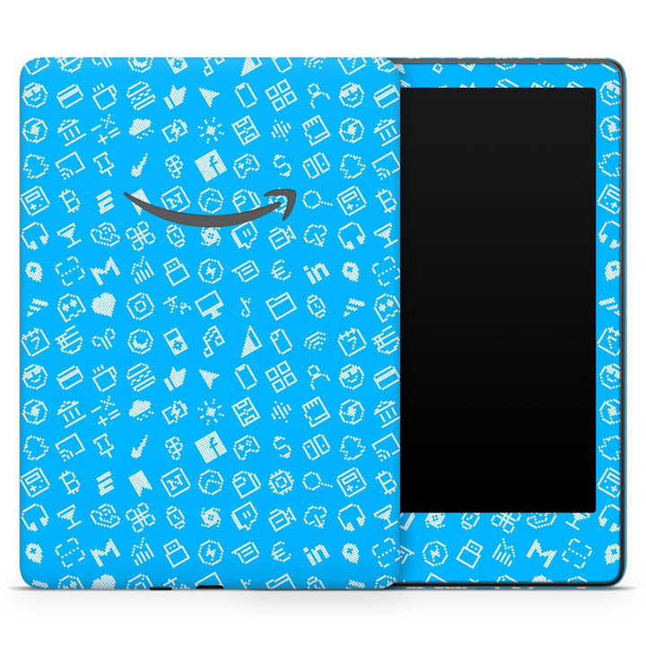 Kindle Paperwhite 6.8" 11th Gen Everything Series Blue Skin