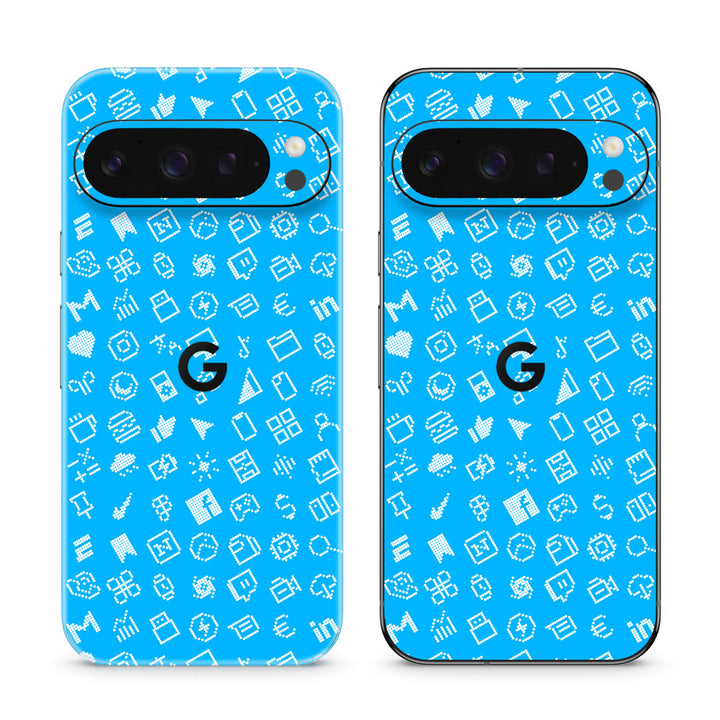Pixel 10 Pro Everything Series Blue Skin