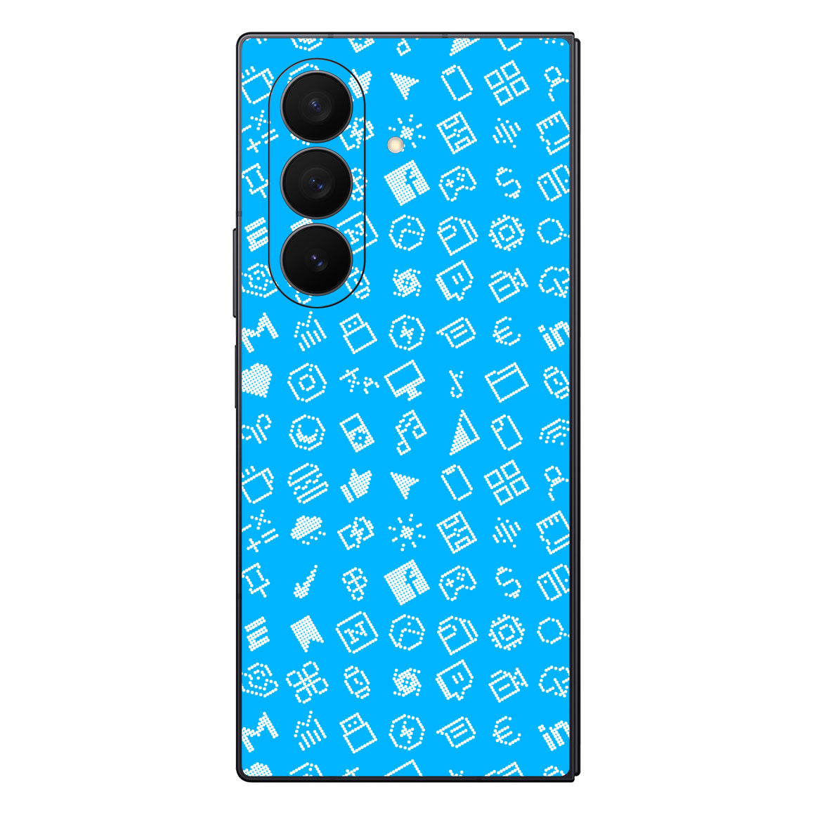 Galaxy Z Fold 7 Everything Series Blue Skin