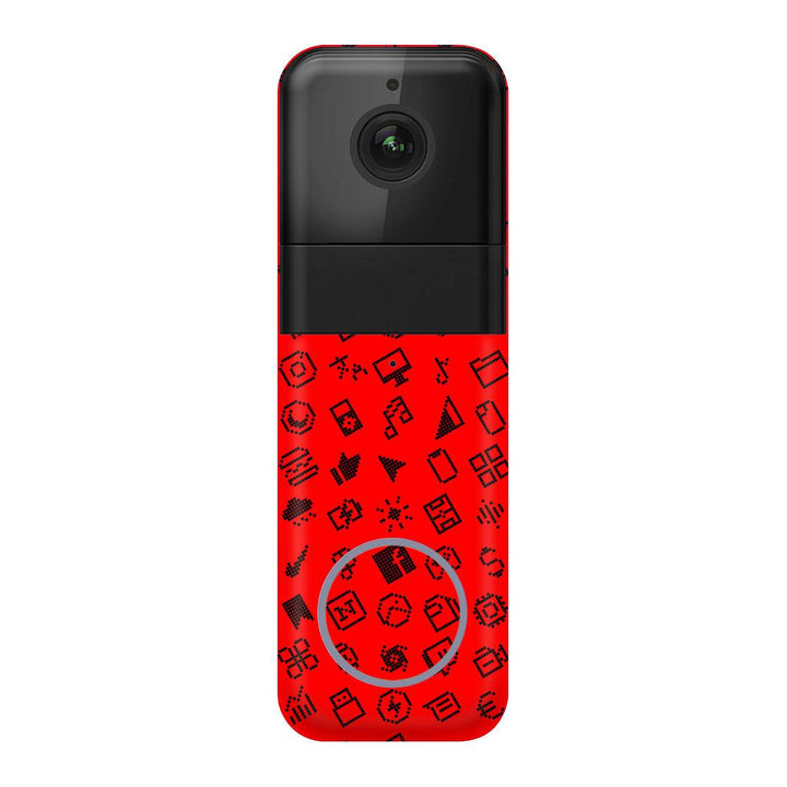 Wyze Video Doorbell Pro Everything Series Red Skin