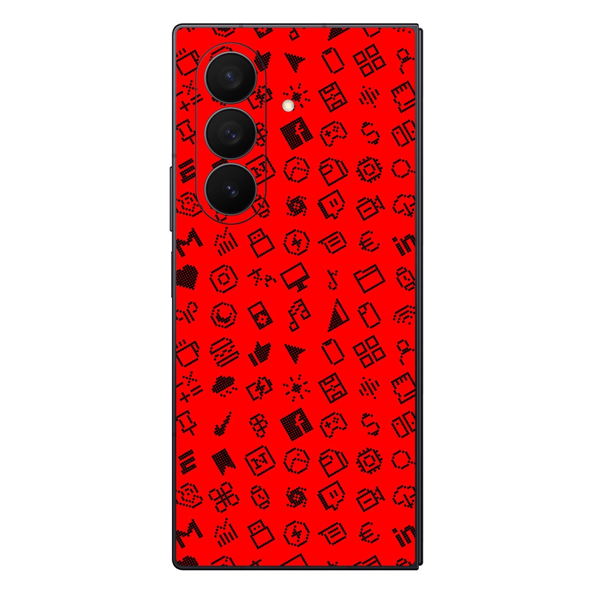Galaxy Z Fold 7 Everything Series Red Skin