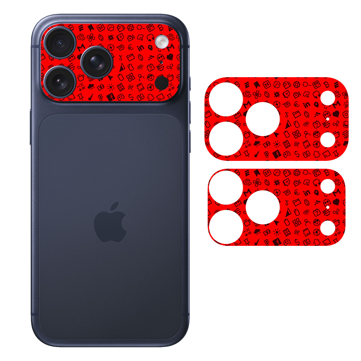iPhone 17 Pro Max Camera Bar (Plateau) Everything Series Red