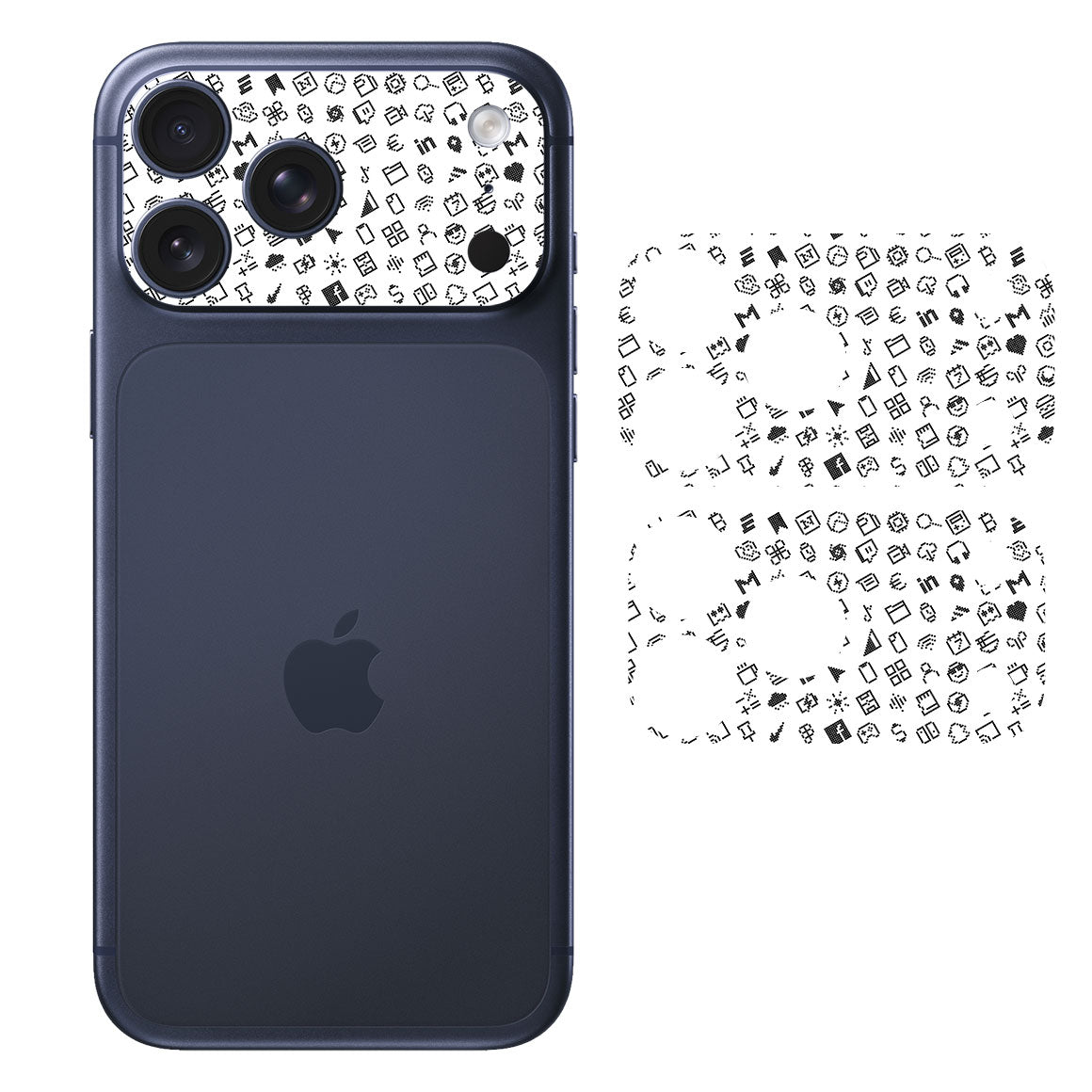iPhone 17 Pro Max Camera Bar (Plateau) Everything Series White