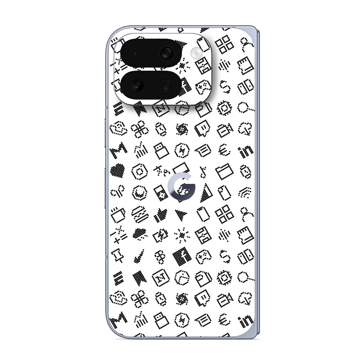 Pixel 10 Pro Fold Everything Series White Skin