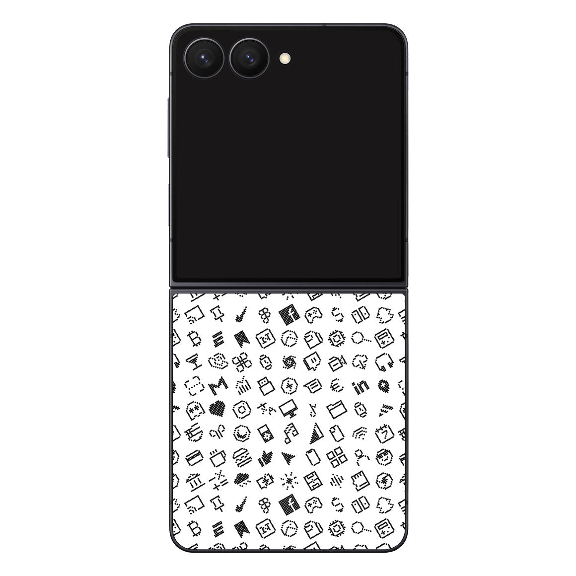 Galaxy Z Flip8 Everything Series White Skin