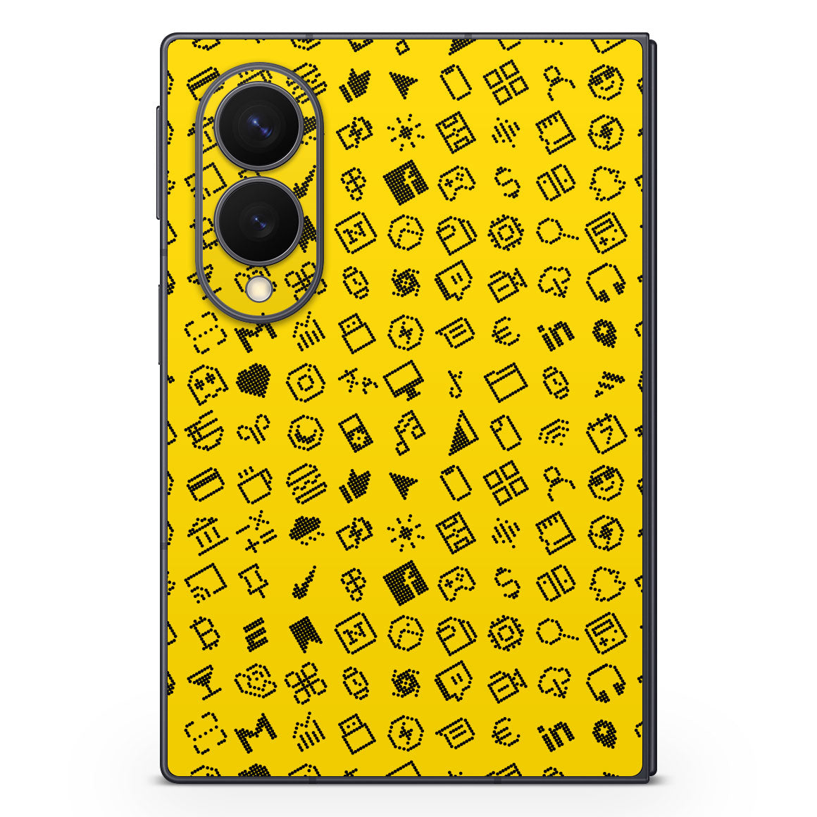 Galaxy Z Fold8 Everything Series Yellow Skin