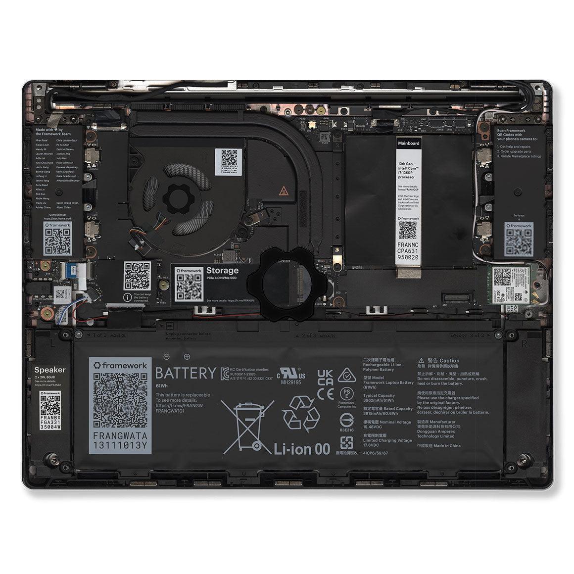 Framework Laptop 13 Transparent Skin - Slickwraps