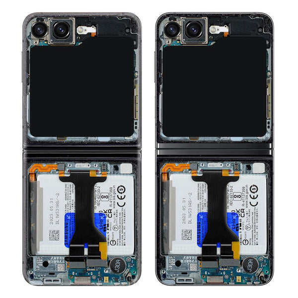 Galaxy Z Flip 5 Transparent Skin - Slickwraps