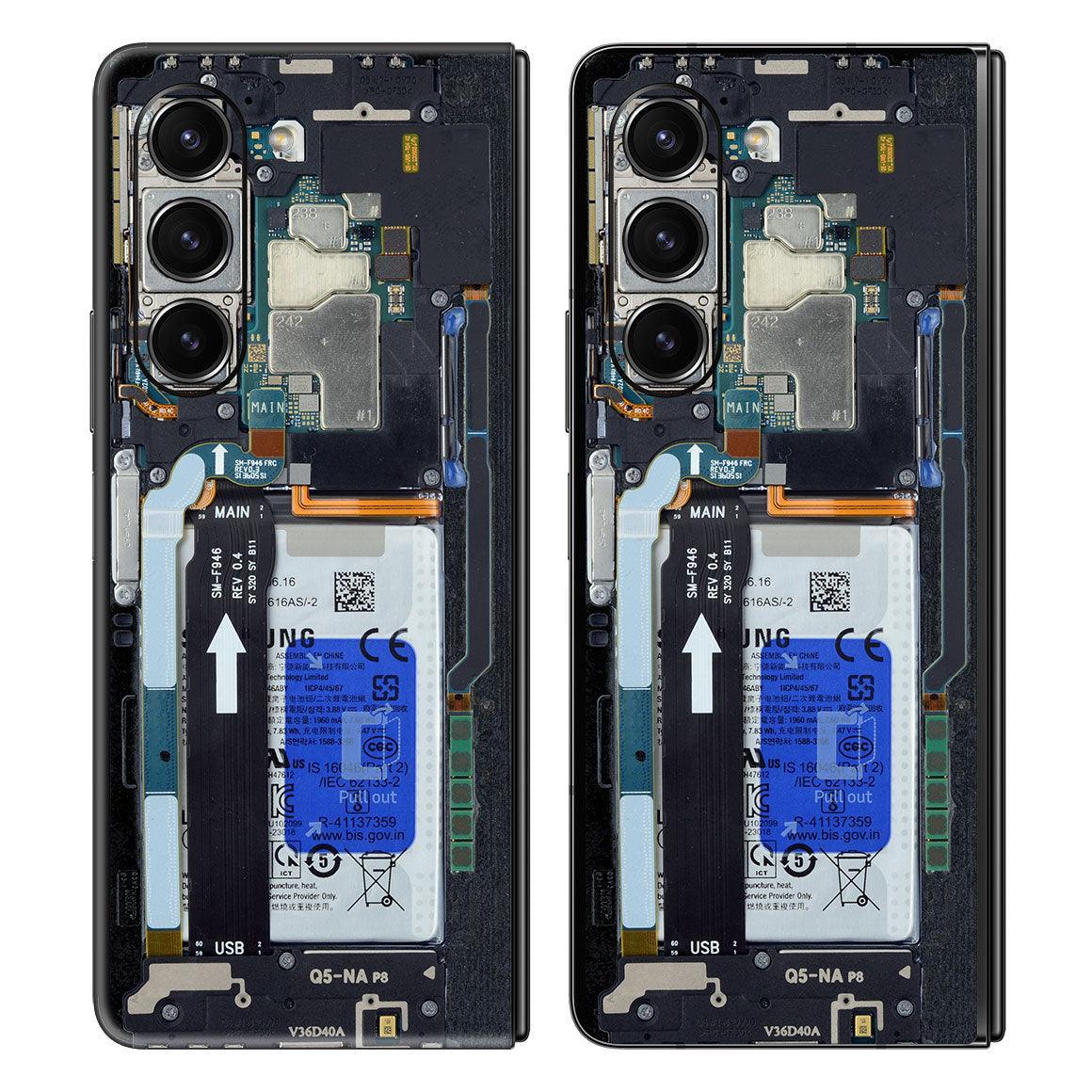 Galaxy Z Fold 5 Transparent Skin - Slickwraps
