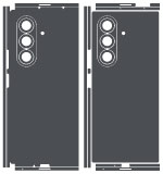 Galaxy Z Fold 7 Horror Series Skins skin coverage layout