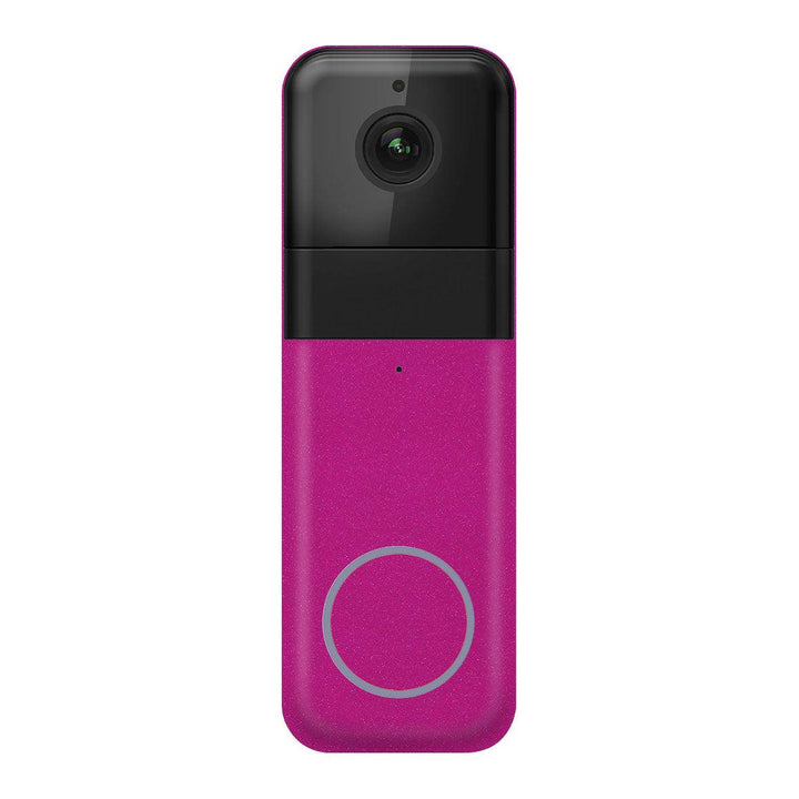 Wyze Video Doorbell Pro Glitz Series Pink Skin
