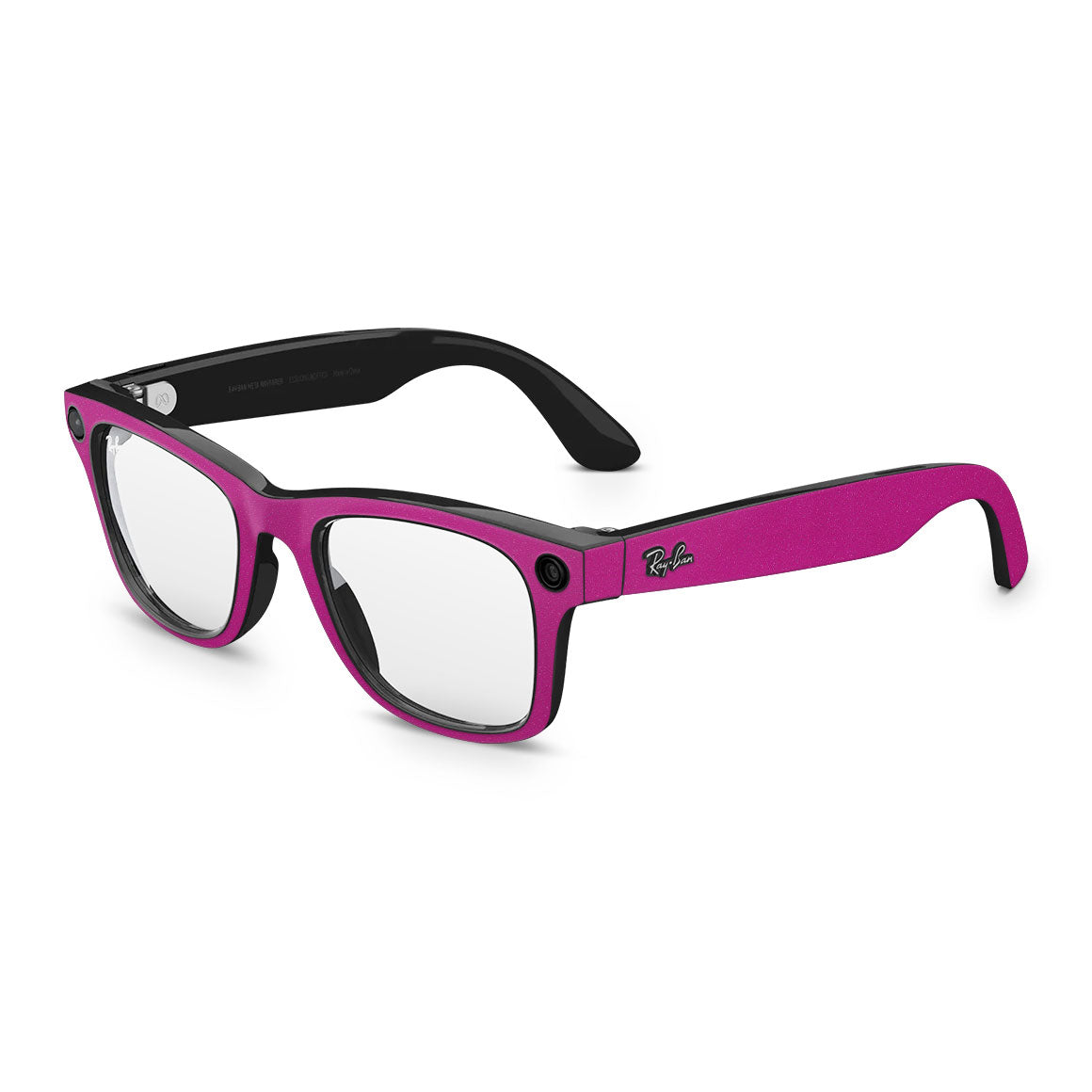 Ray-Ban Meta Wayfarer Glitz Series Pink Skin