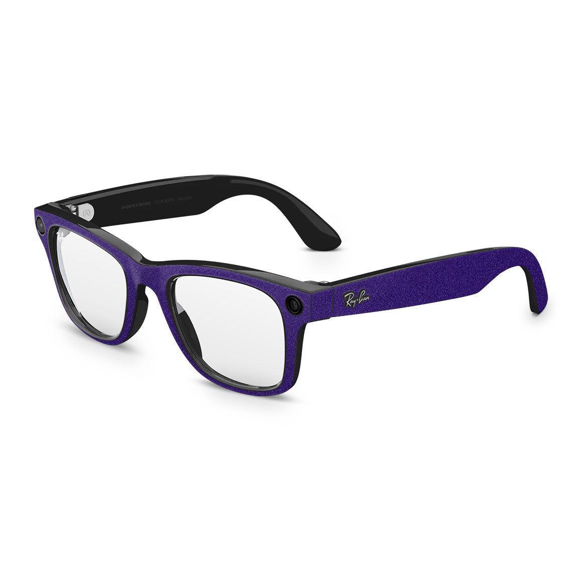 Ray-Ban Meta Wayfarer Glitz Series Purple Skin
