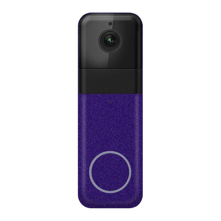 Wyze Video Doorbell Pro Glitz Series Purple Skin