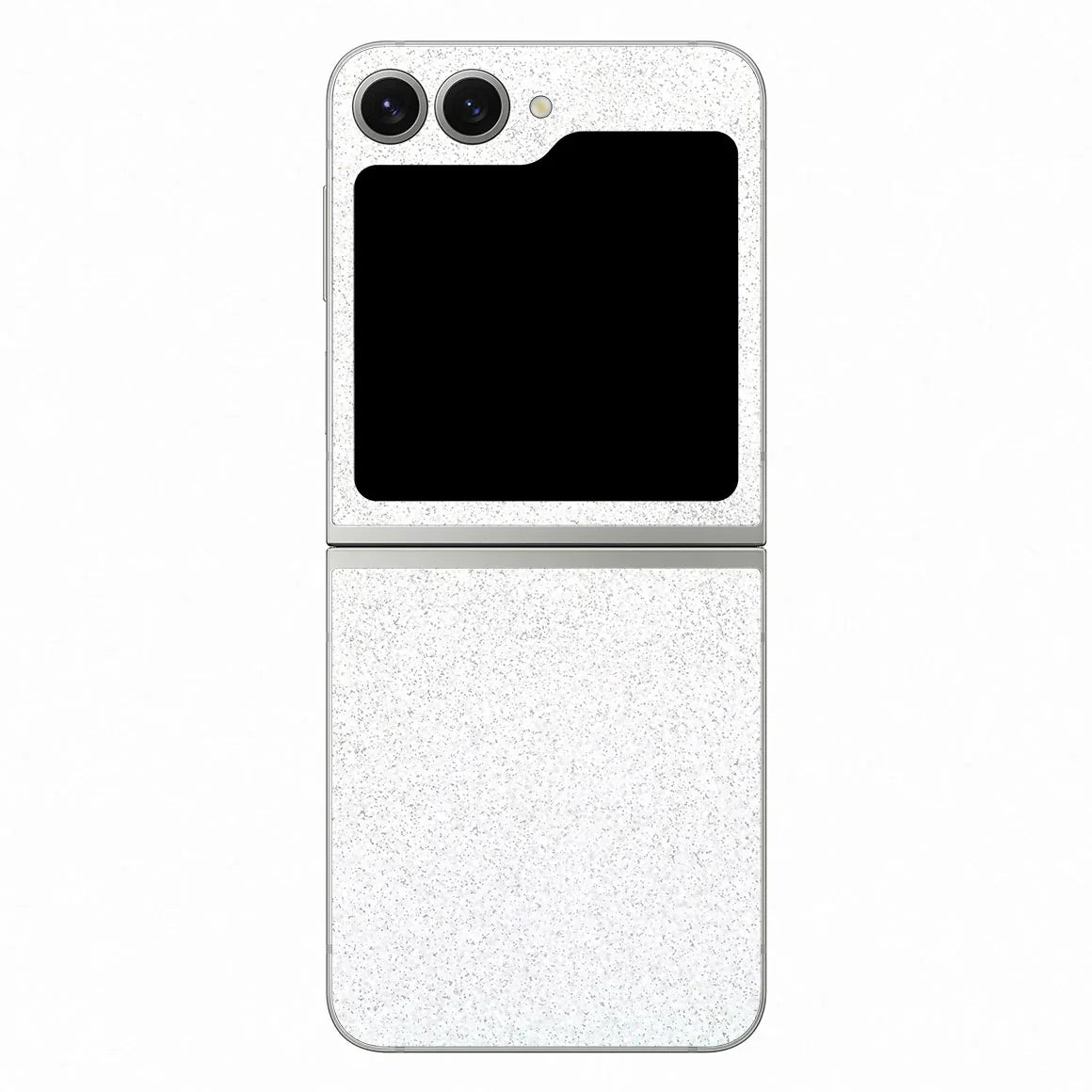 Galaxy Z Flip 6 Glitz Series White Skin