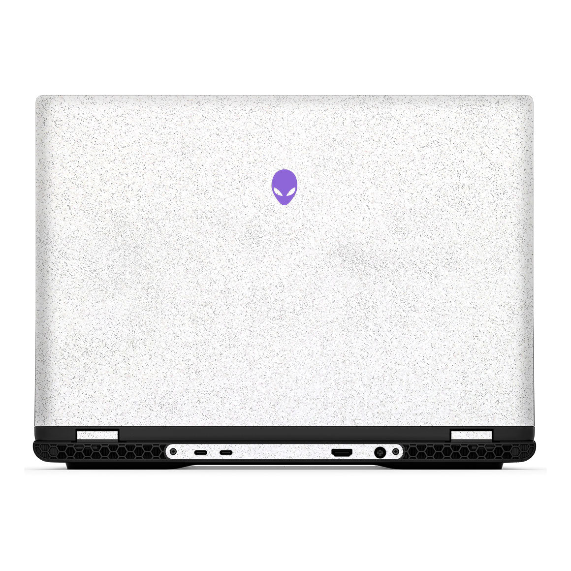 Alienware m16 R2 Glitz Series White Skin