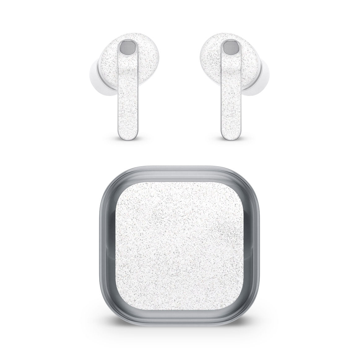 Galaxy Buds4 Pro Glitz Series White Skin