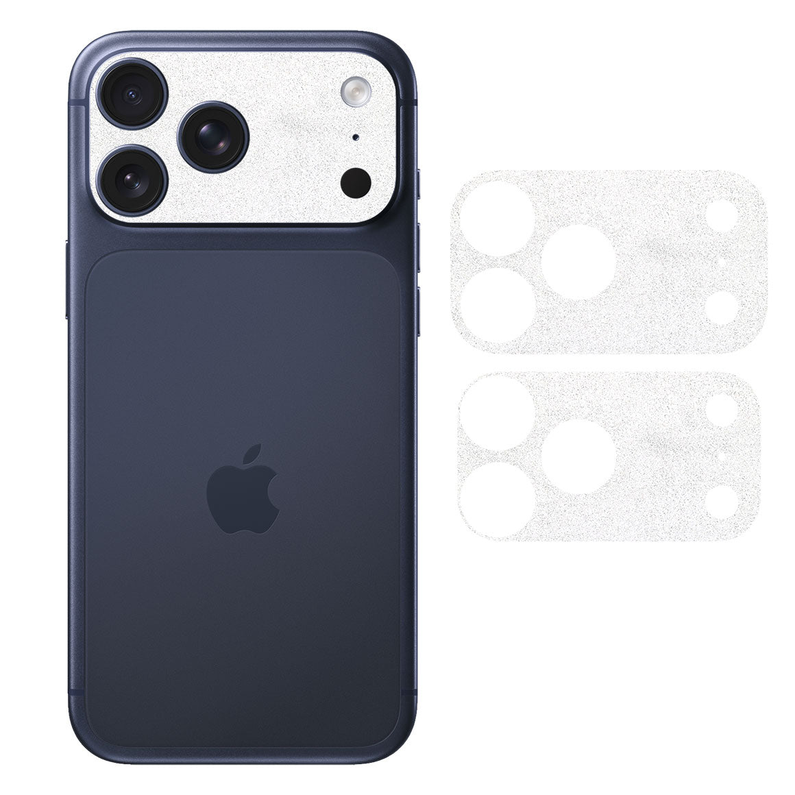iPhone 17 Pro Max Camera Bar (Plateau) Glitz Series White