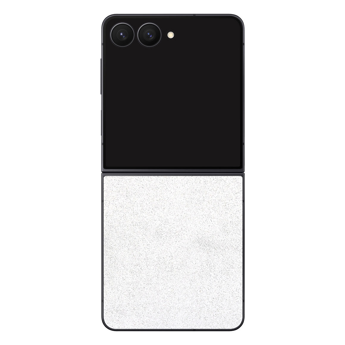 Galaxy Z Flip 7 Glitz Series White Skin