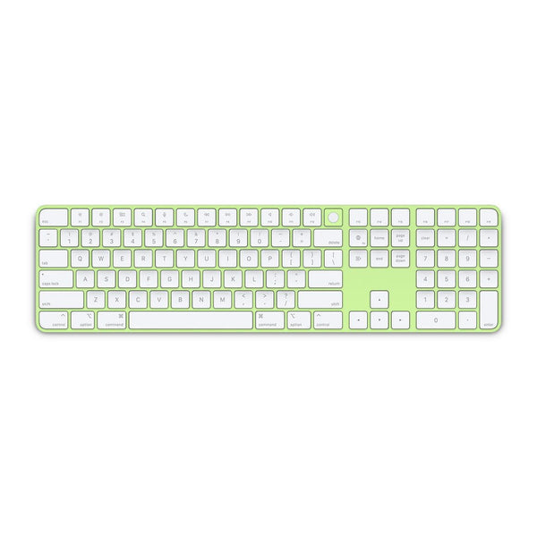 Magic Keyboard with Touch ID and Numeric Keypad Green Glow Skin - Slickwraps