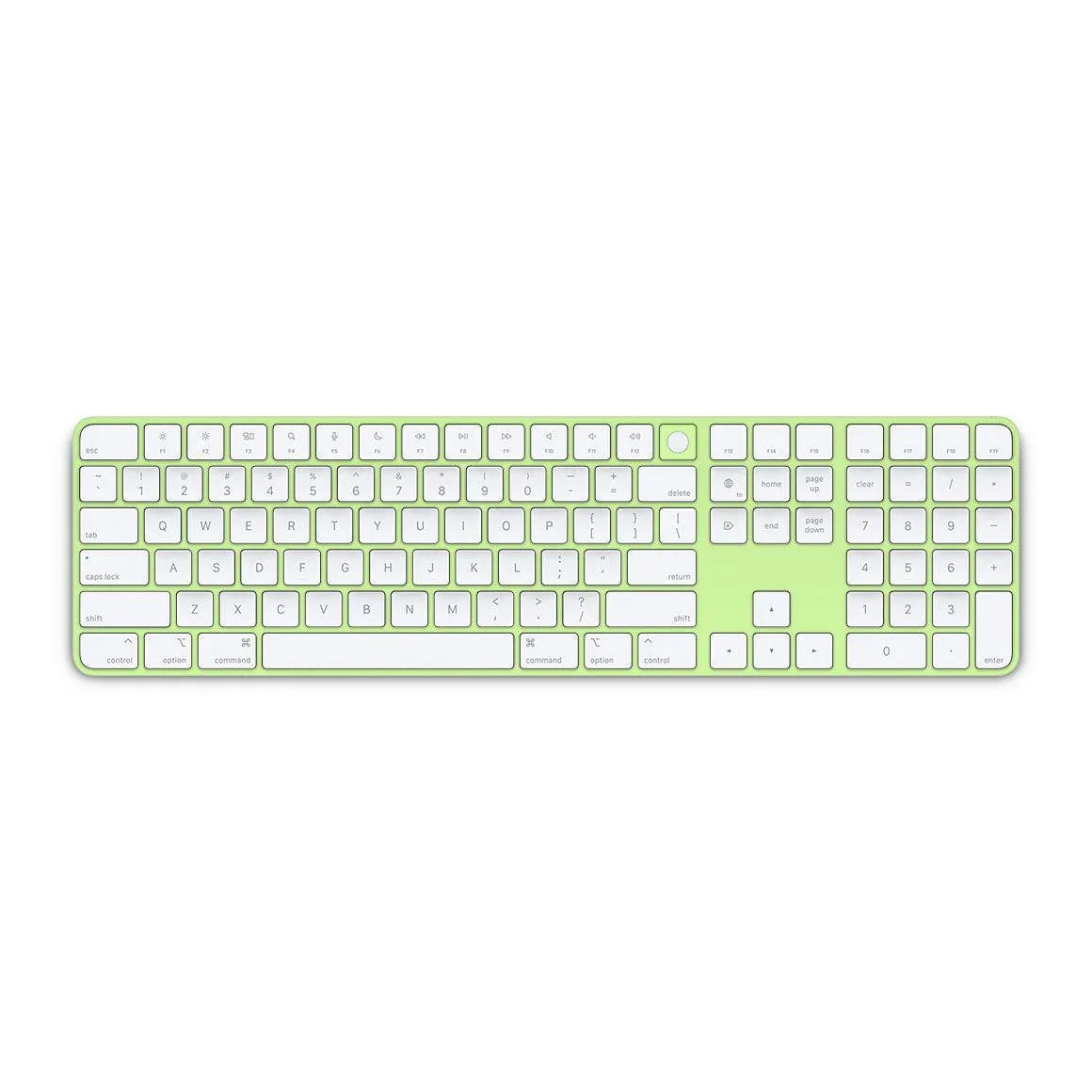 Magic Keyboard with Touch ID and Numeric Keypad Green Glow Skin - Slickwraps
