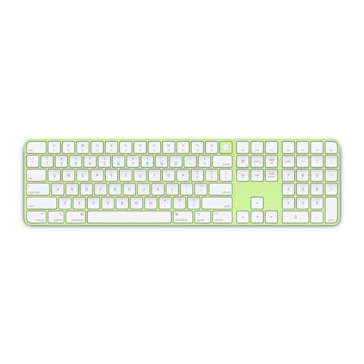Magic Keyboard with Touch ID and Numeric Keypad Green Glow Skin - Slickwraps