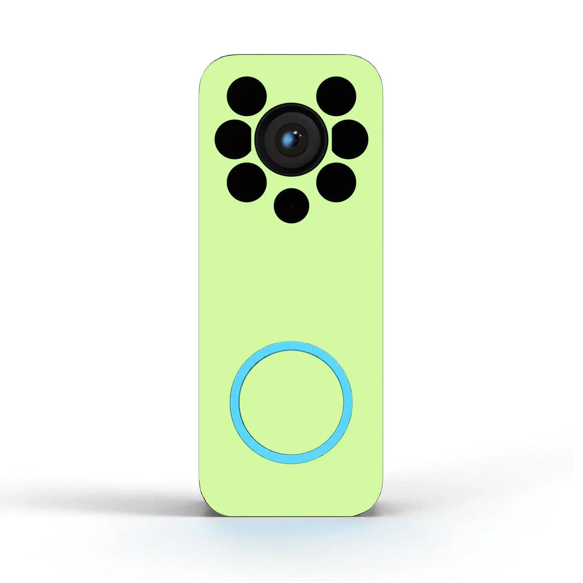 Wyze Video Doorbell v2 Glow Series GreenGlow Skin