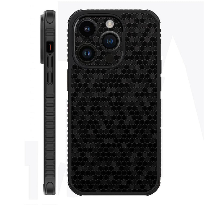 iPhone 14 Pro Max Case Honeycomb Series Black