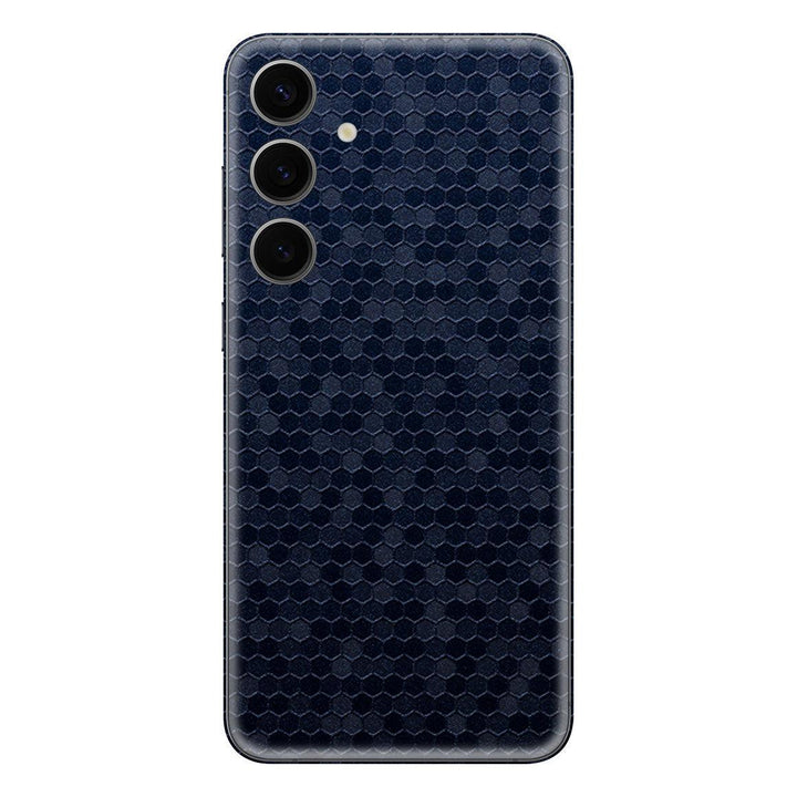 Galaxy S24 Honeycomb Series Blue Skin