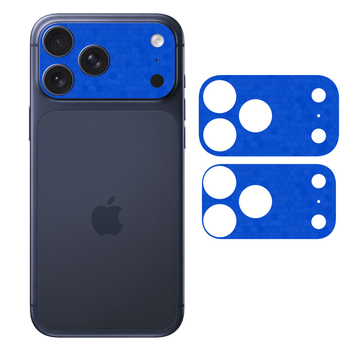 iPhone 17 Pro Max Camera Bar (Plateau) Honeycomb Series Blue