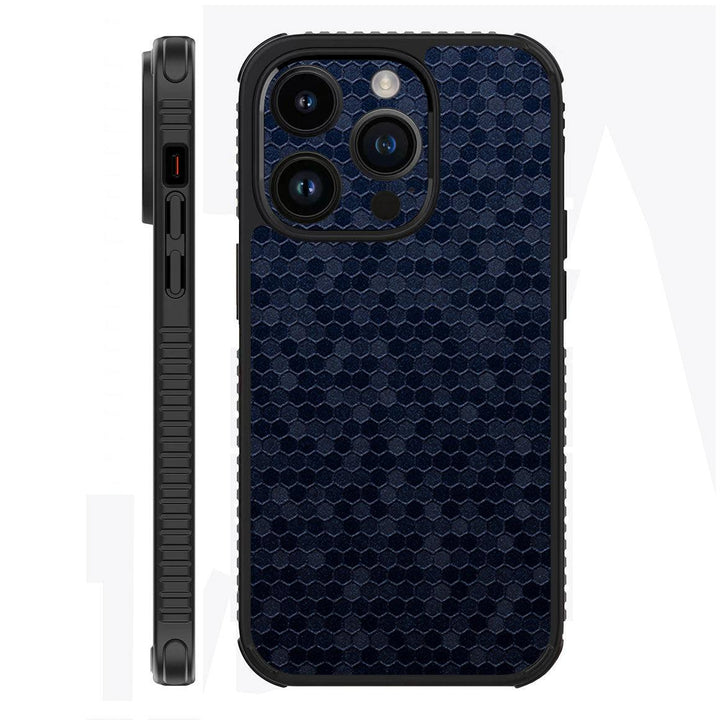 iPhone 14 Pro Max Case Honeycomb Series Blue