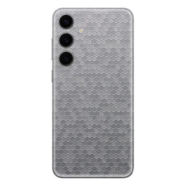 Galaxy S24 Plus Honeycomb Series Silver Skin