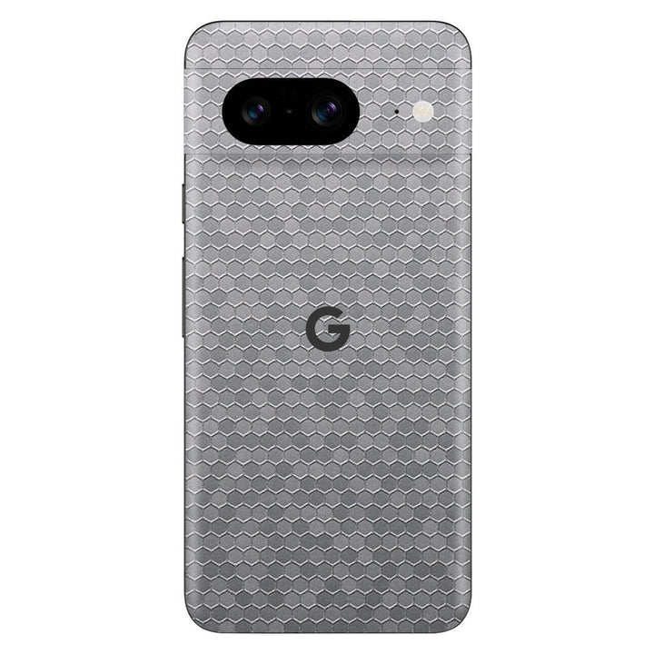 Google Pixel 8 Honeycomb Series Silver Skin