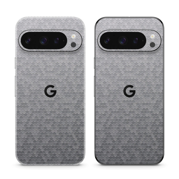 Pixel 10 Pro Honeycomb Series Silver Skin