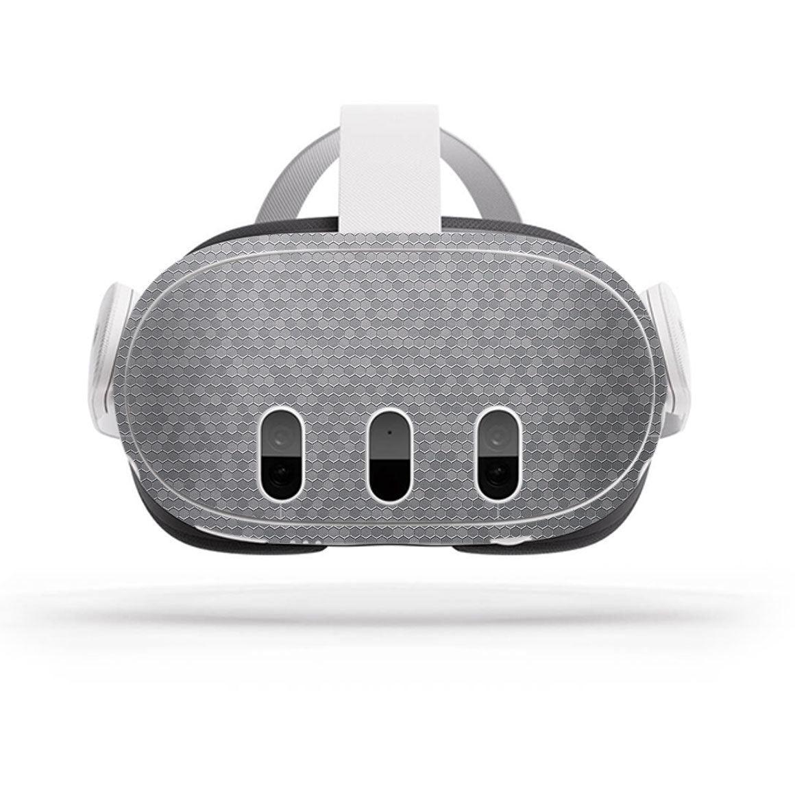 Meta Quest 3 Honeycomb Series Silver Skin