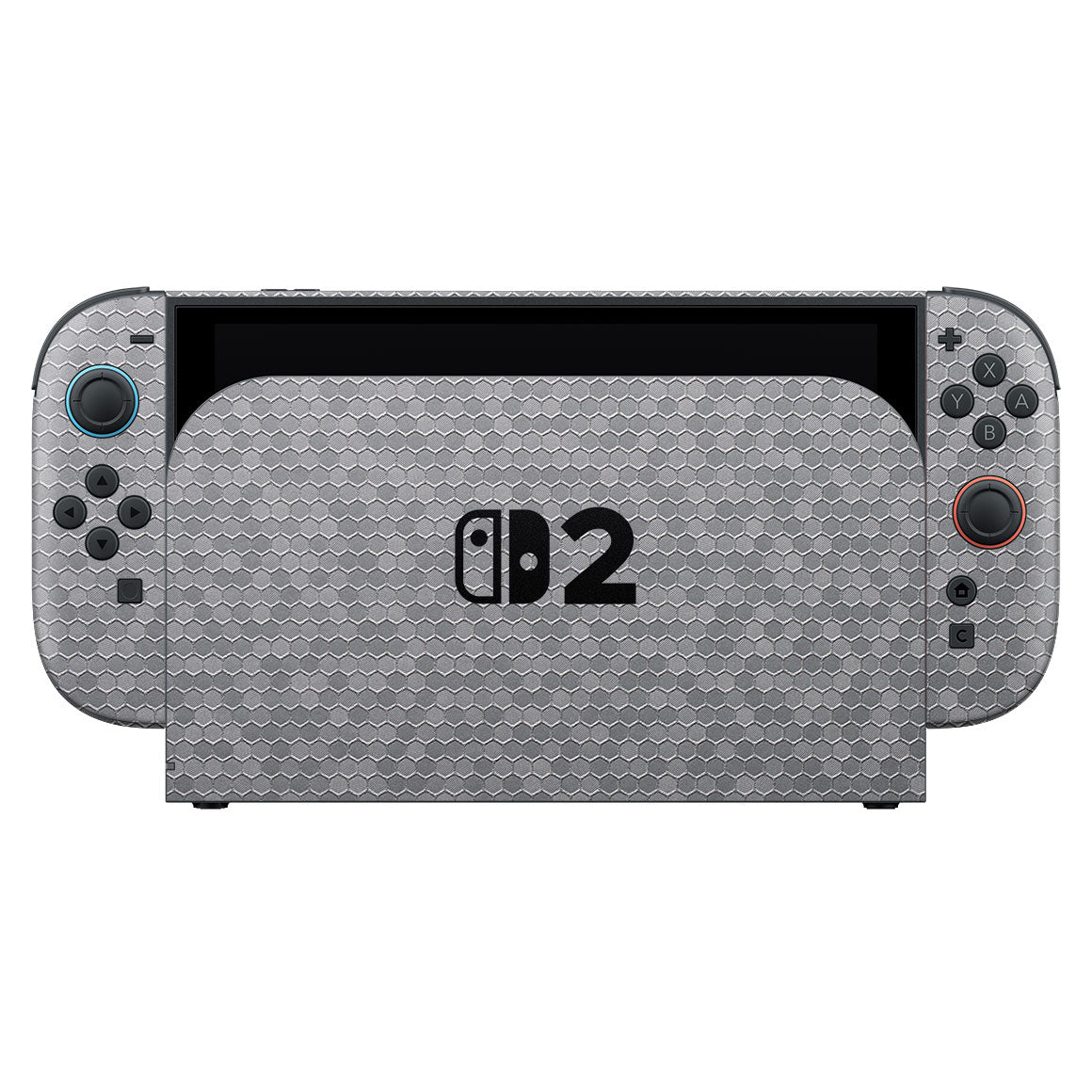Nintendo Switch 2 Honeycomb Series Silver Skin