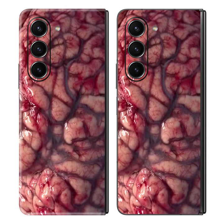 Galaxy Z Fold 5 Horror Series Brain Skin