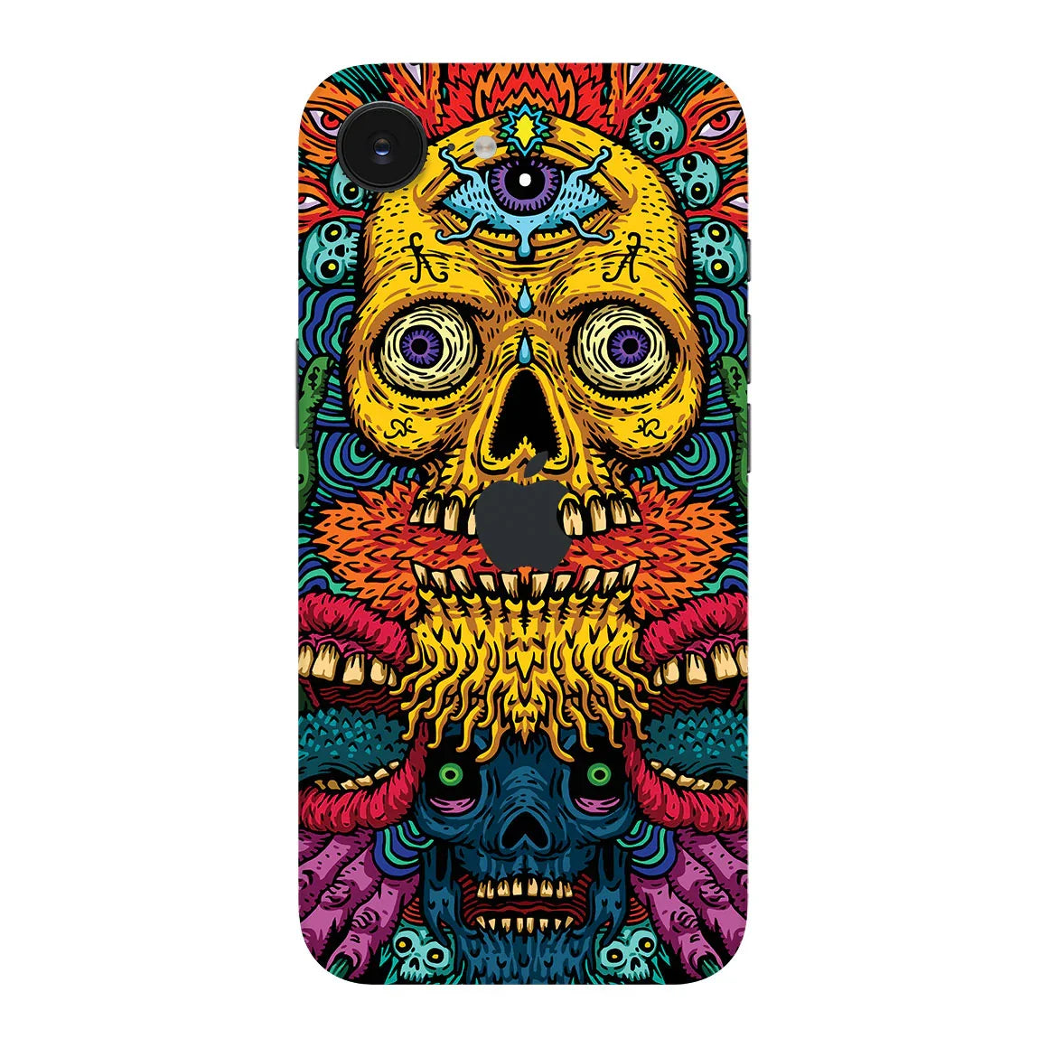 iPhone 16e Horror Series Color Skull